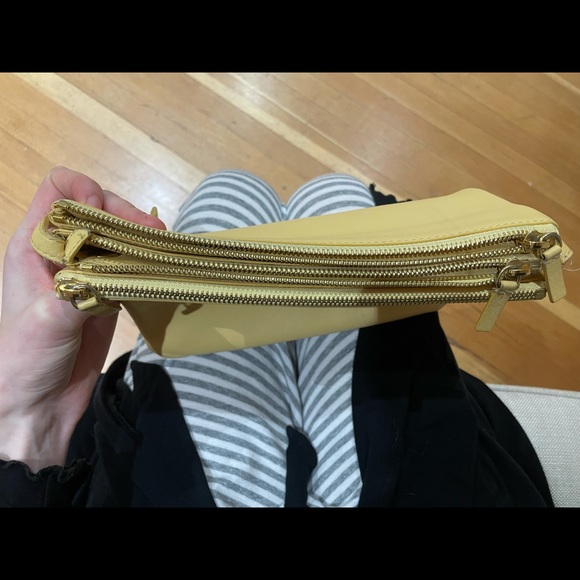 Large Celine Trio Bag in Pale Yellow - Picture 7 of 12